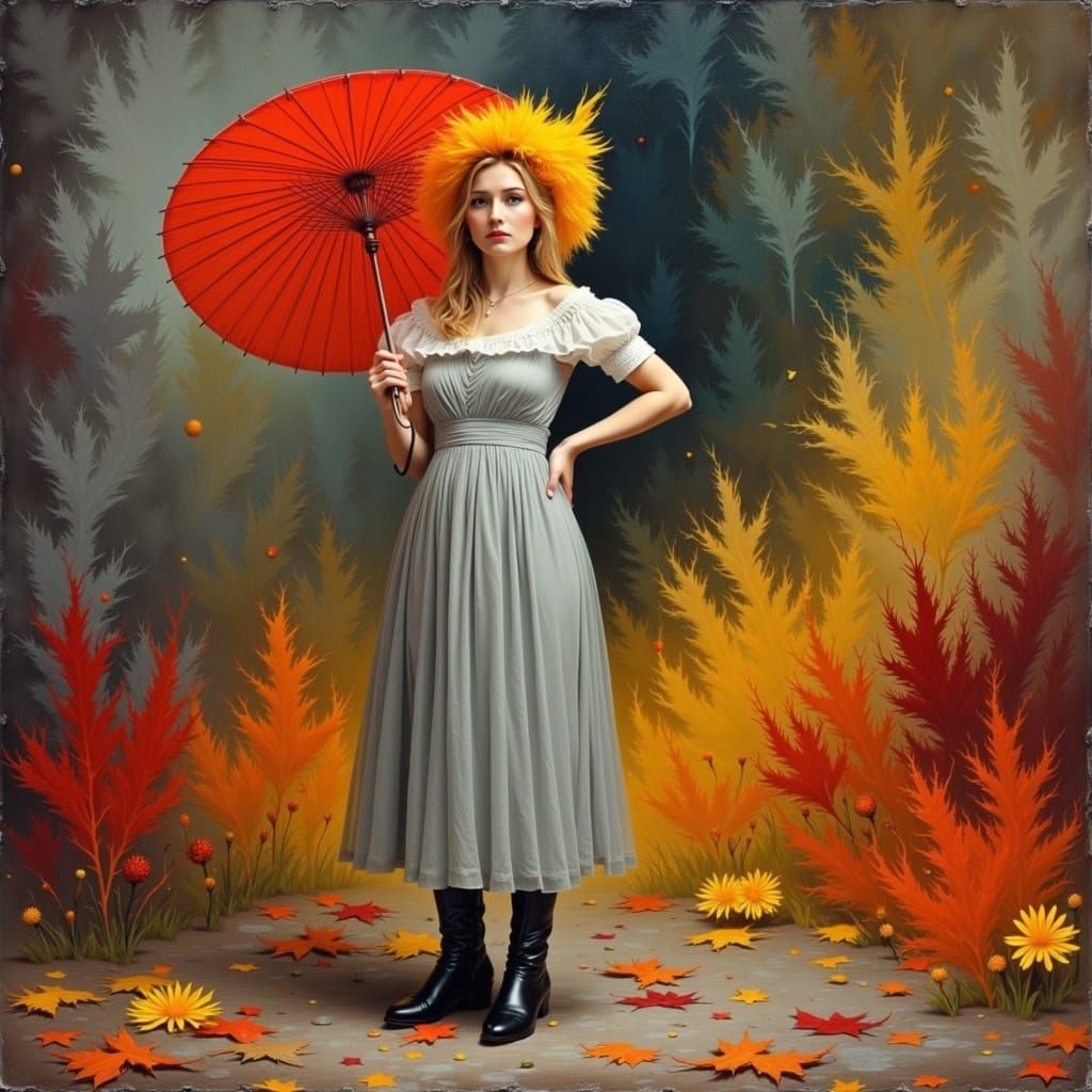 Blonde Russian Girl in 1865 Setting