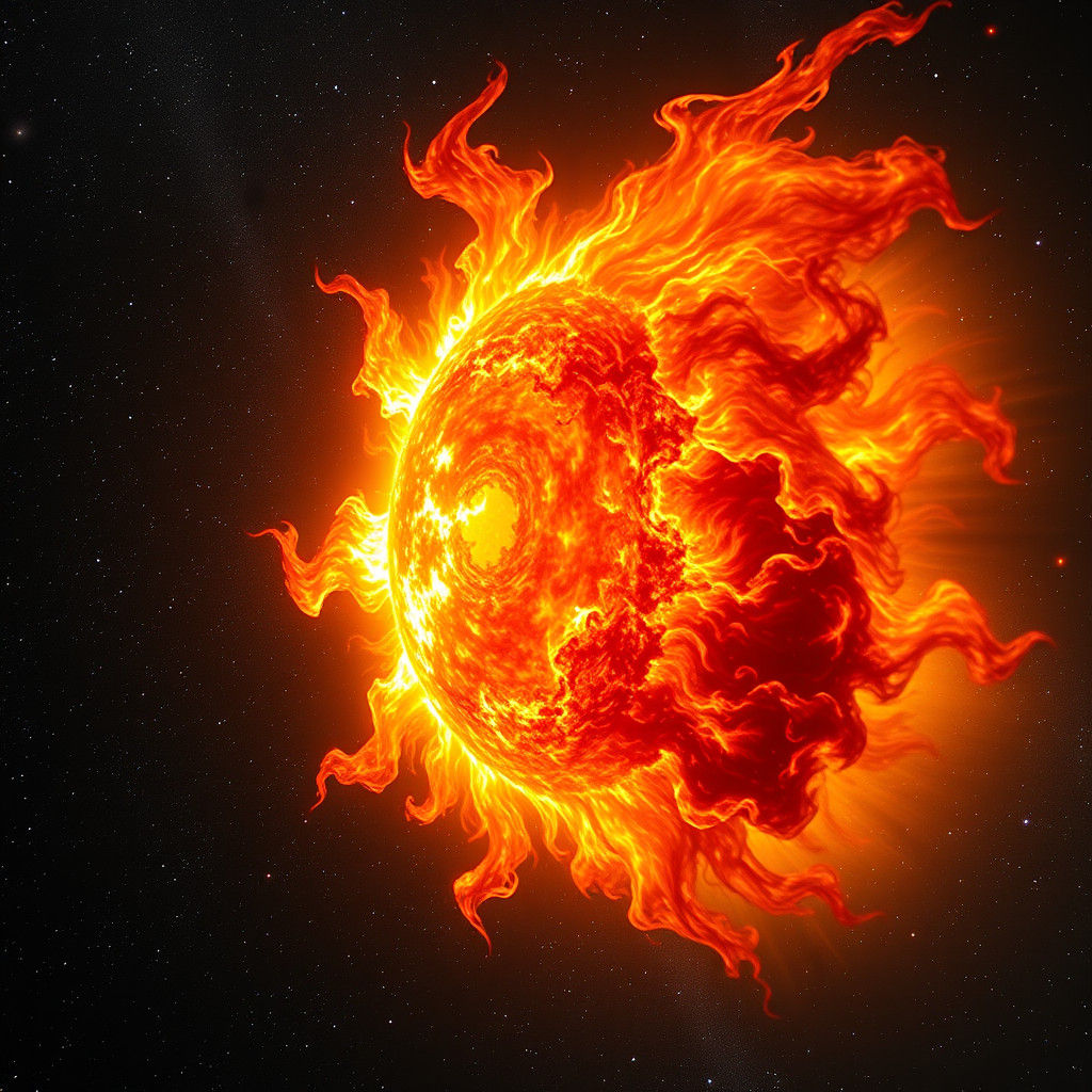 Blazing Sun Erupts in Colossal Solar Flare