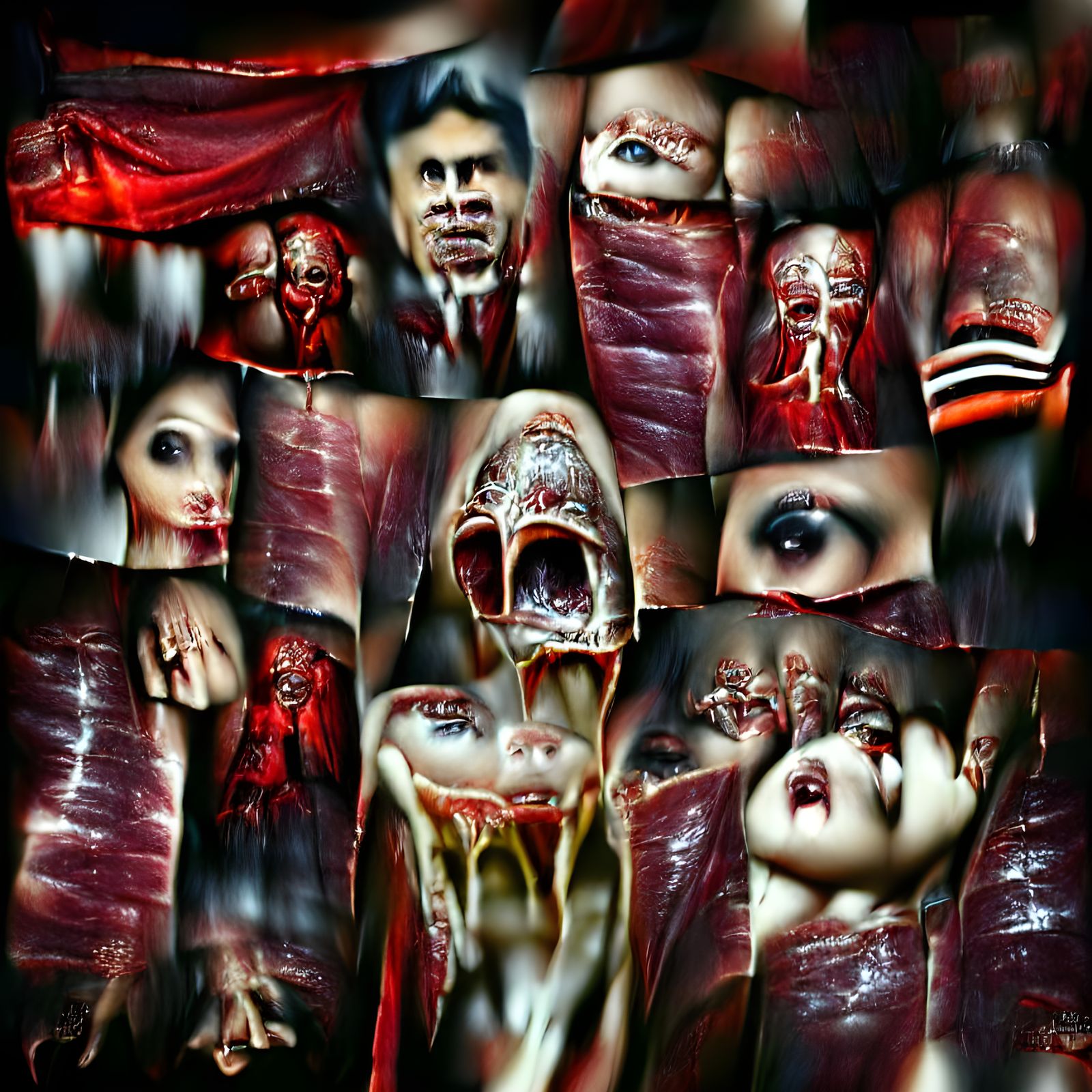 Horror Hyperrealism: Screaming Faces and Haunted Skulls