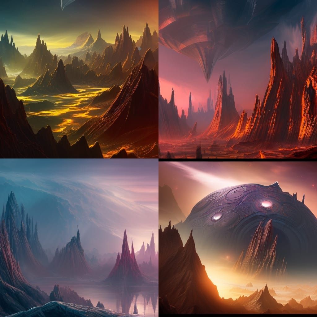 Fantastical Gallifrey Concept Art in Deep Color