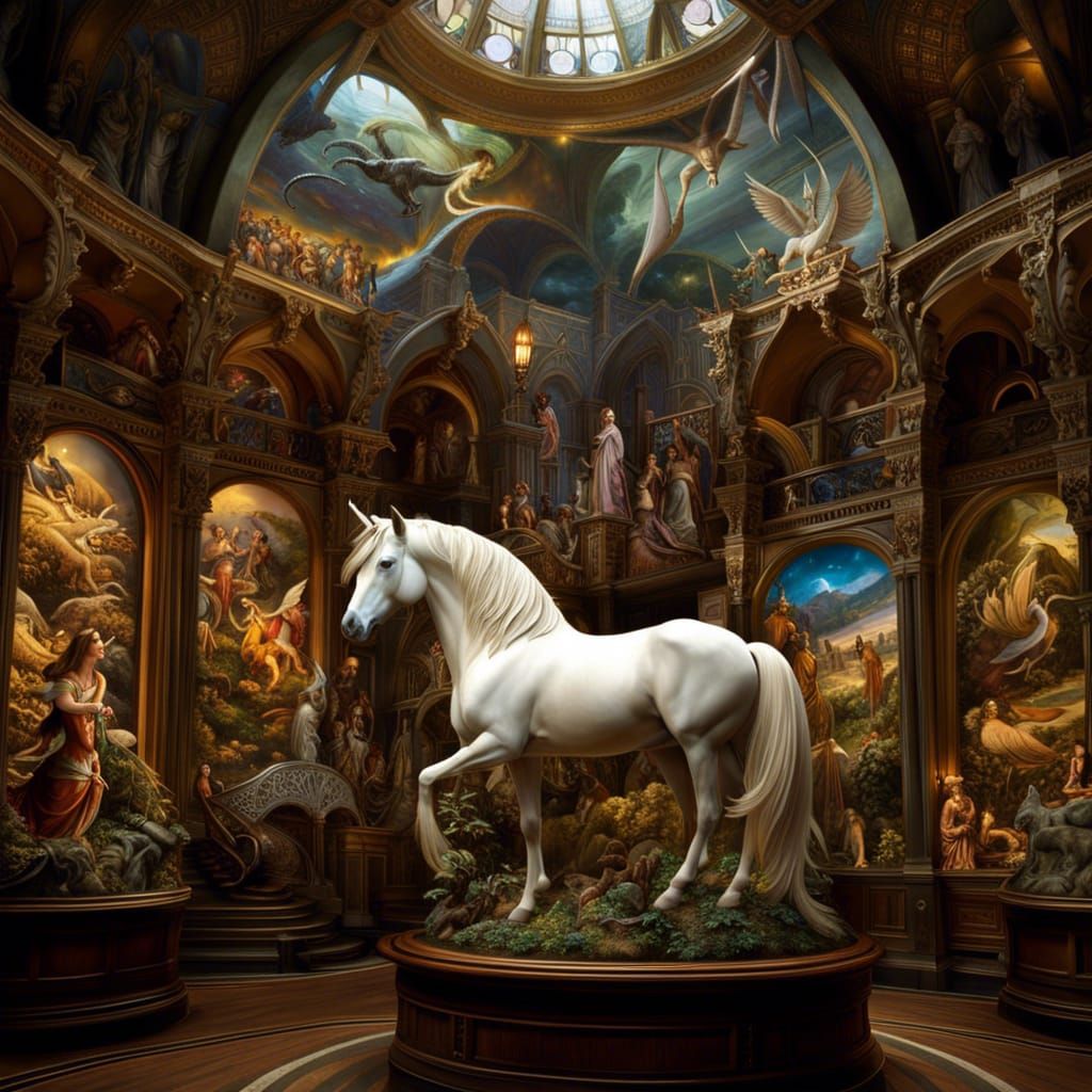 Museum of Stuffed Mythical Creatures: Comic Book Art