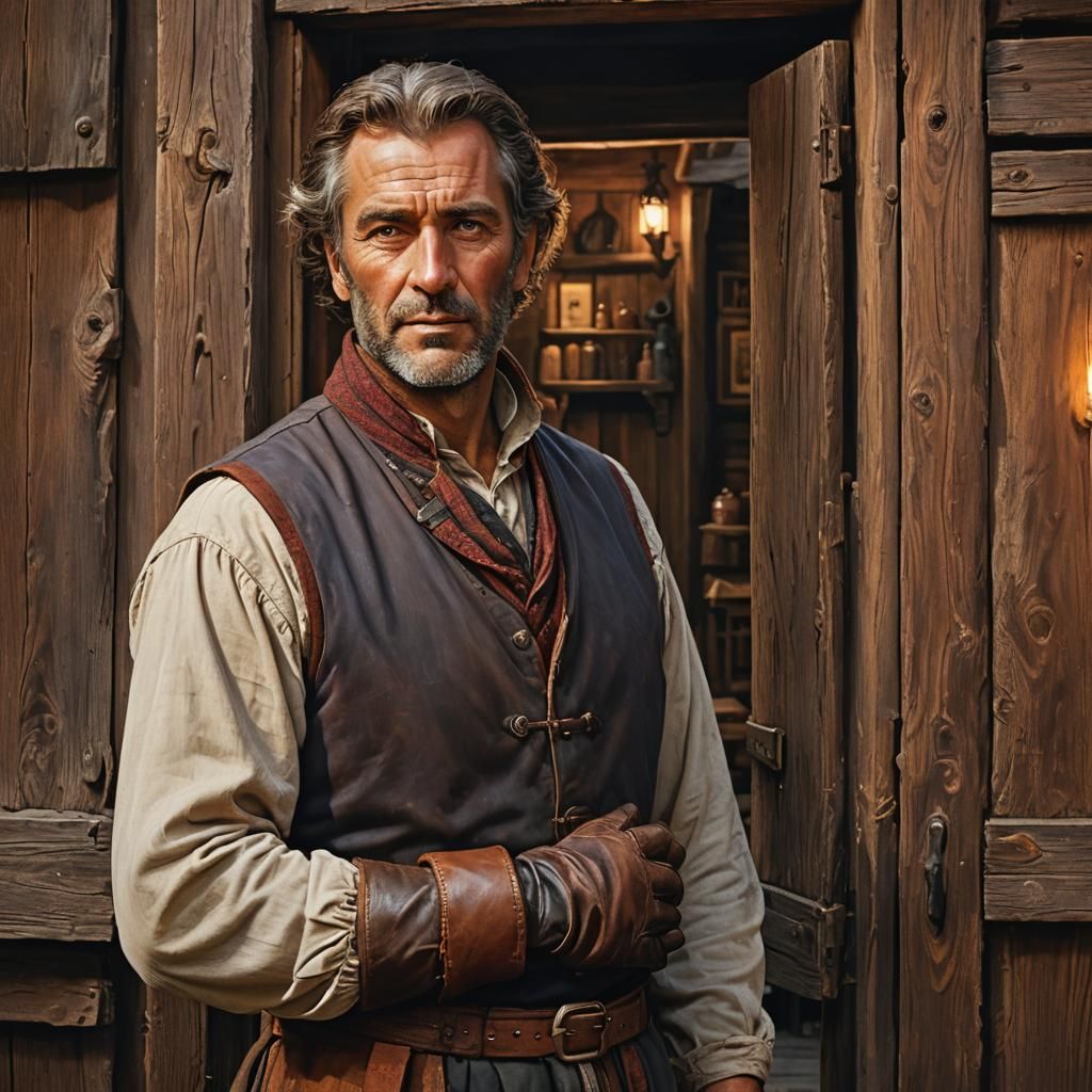 Innkeeper Teren: A Golden Hour Portrait