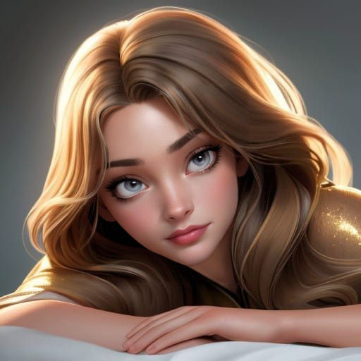 Sultry Professional Portrait of a Woman in Shimmering Satin