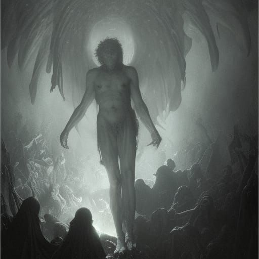 Demonic Eldridge Fae in Horror Style