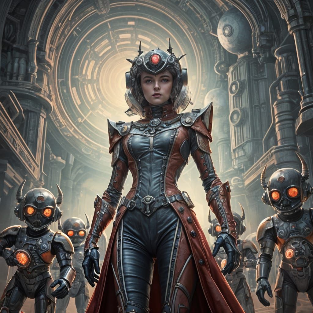 Infernal Majesty Lucy Fair Commands Biomechanical Minions in...