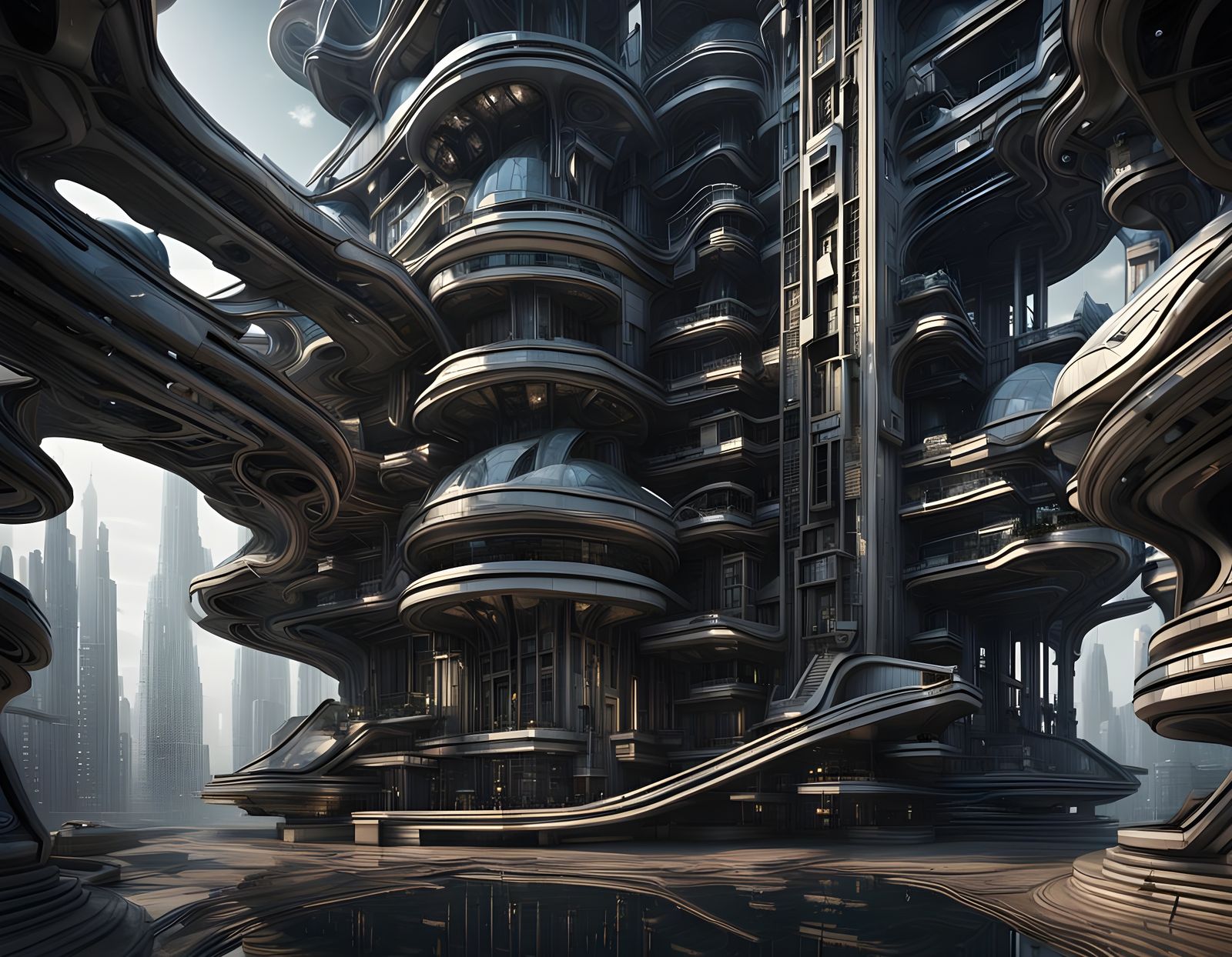 Innovative Futuristic Architecture Defying Gravity