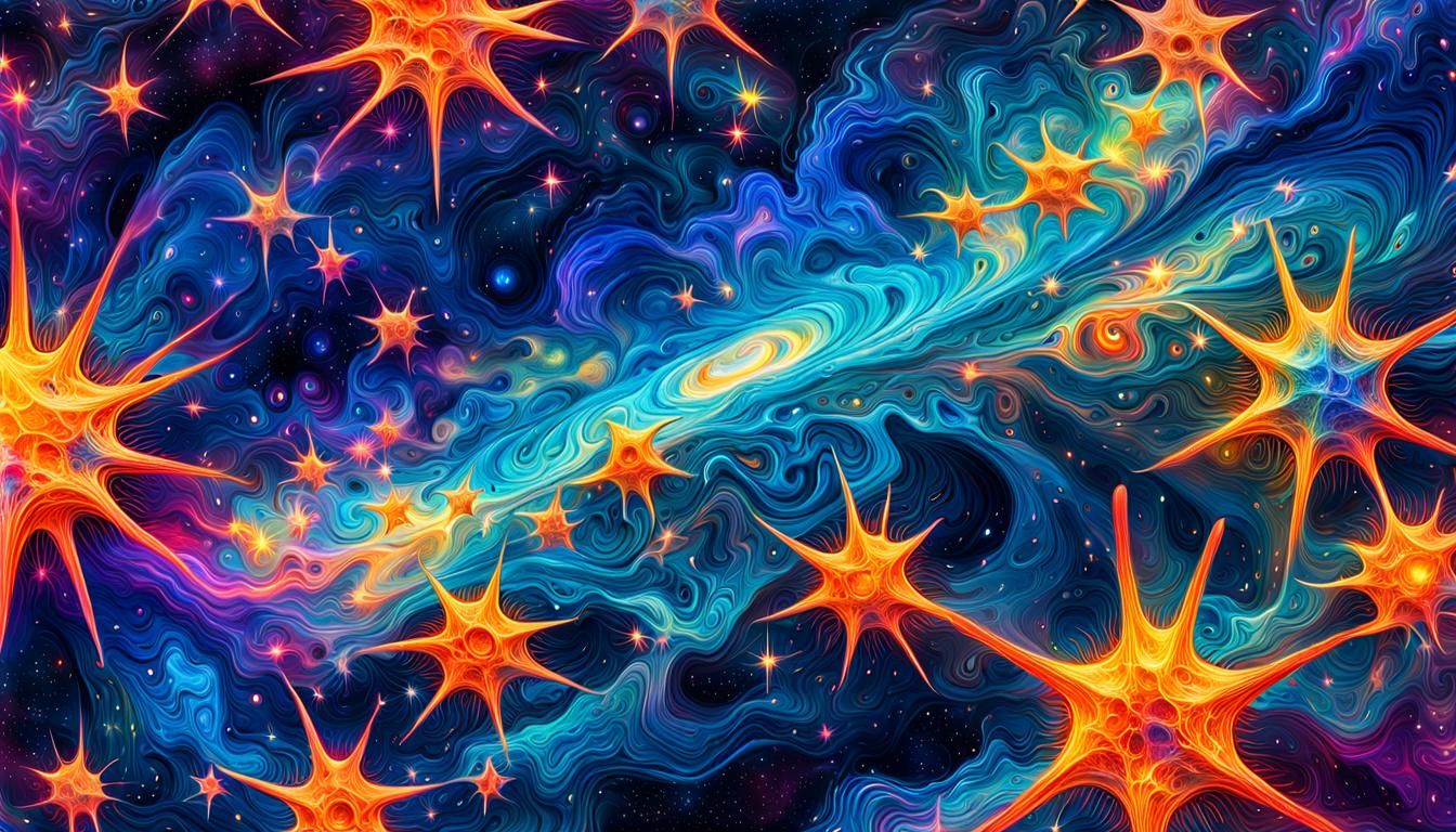 Clusters of diverse stars...