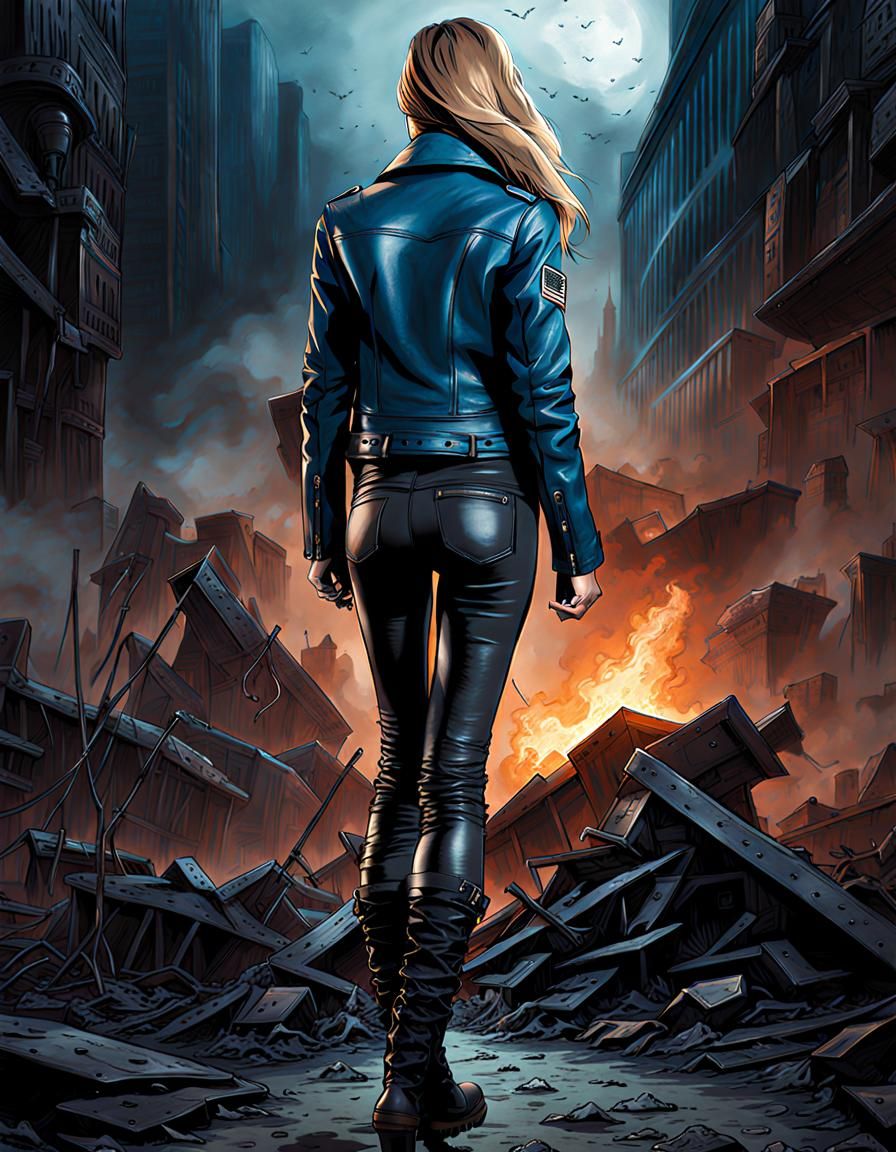 Young Warrior Emerges from Zombie Apocalypse in Gritty Cyber...