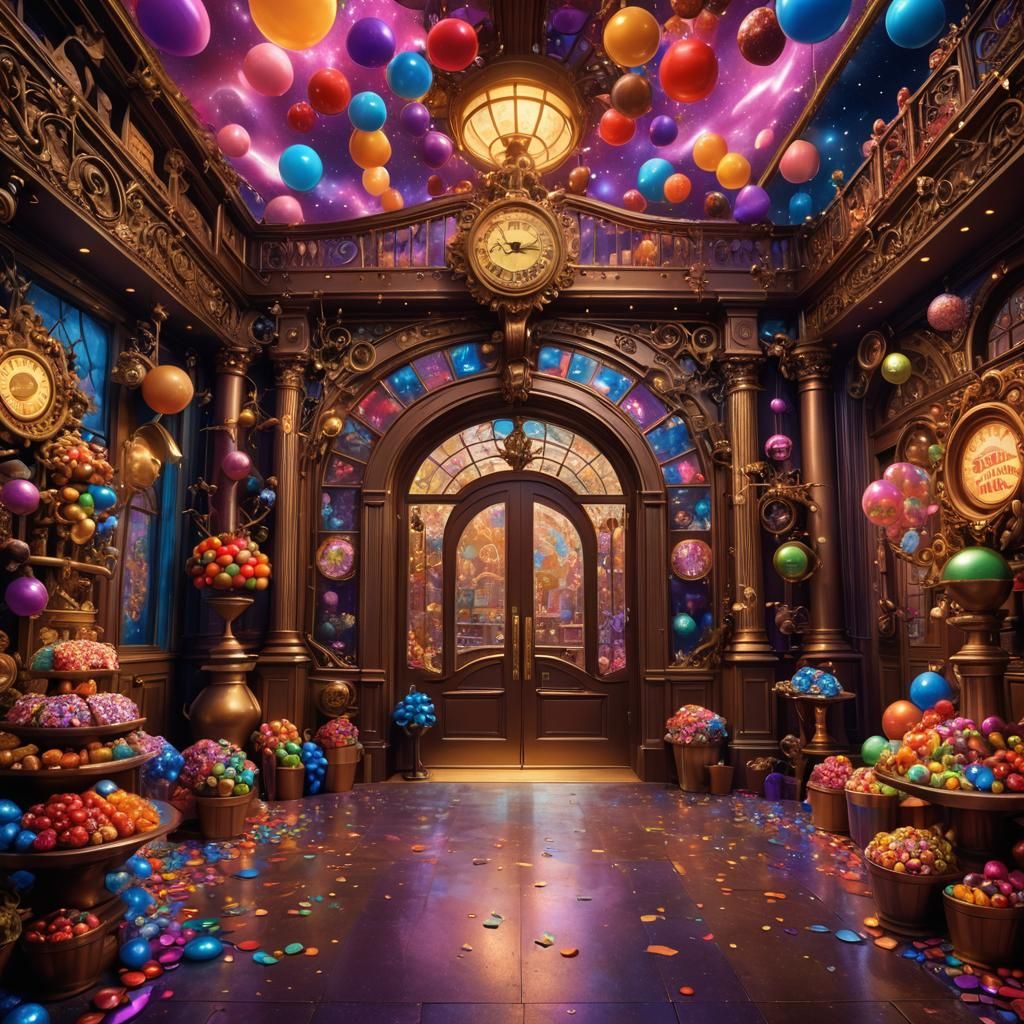 Grqnd entrance of fun house