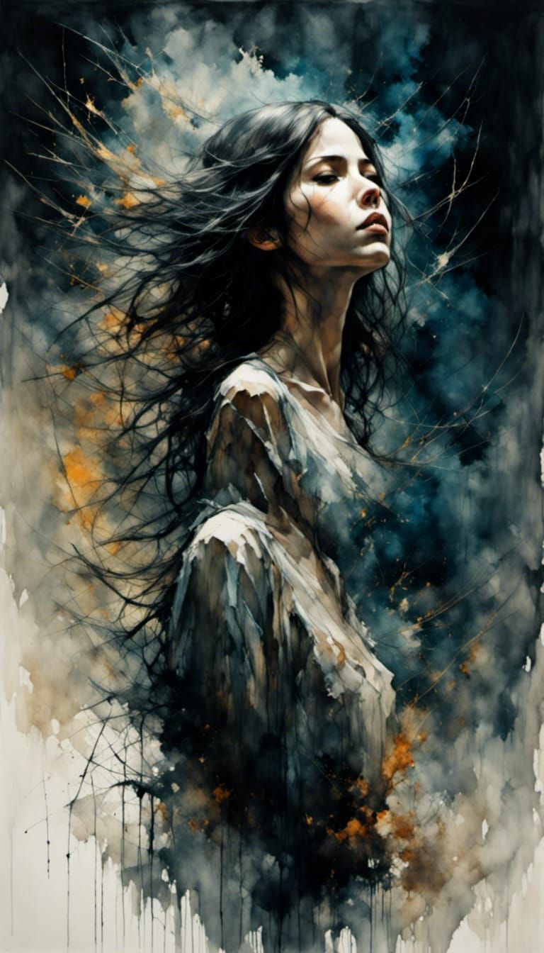 Horrorcore Woman with Sharp Claws and Teeth