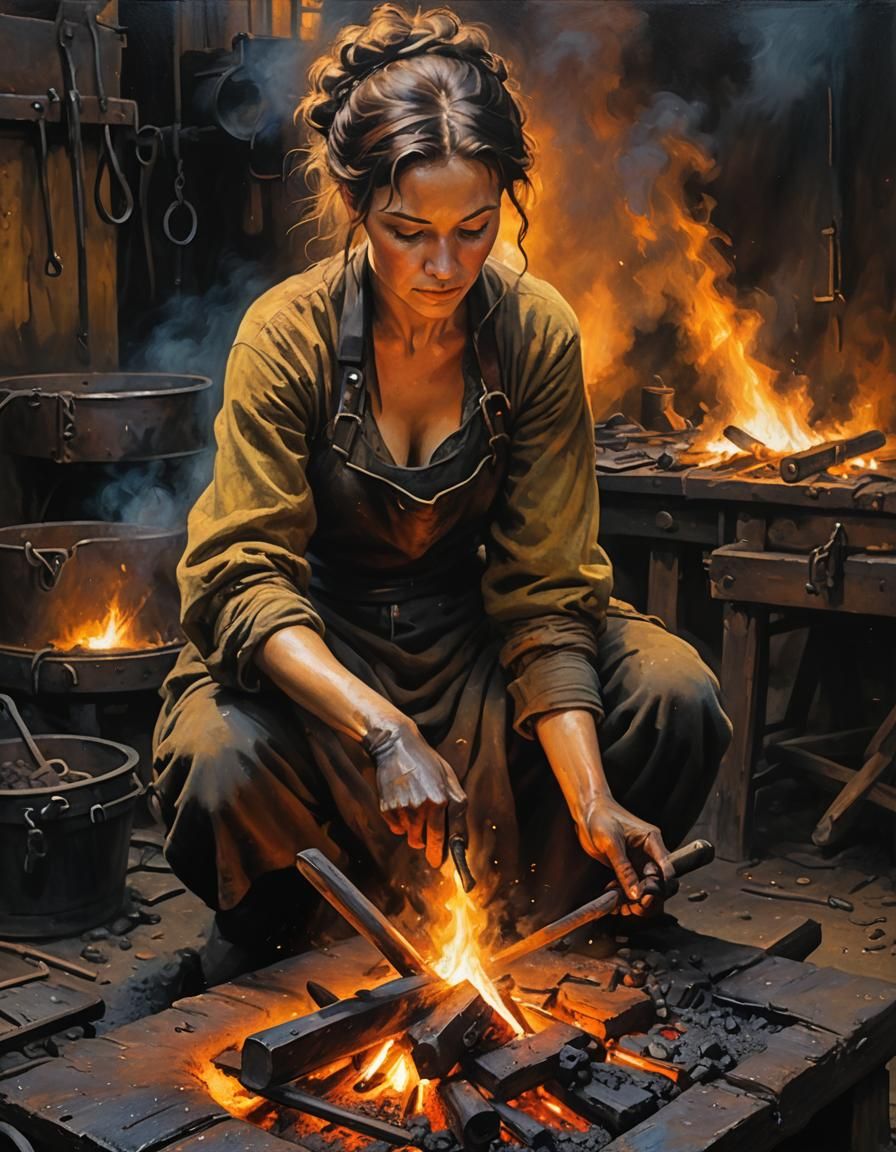 "Lady Blacksmith" Magazine