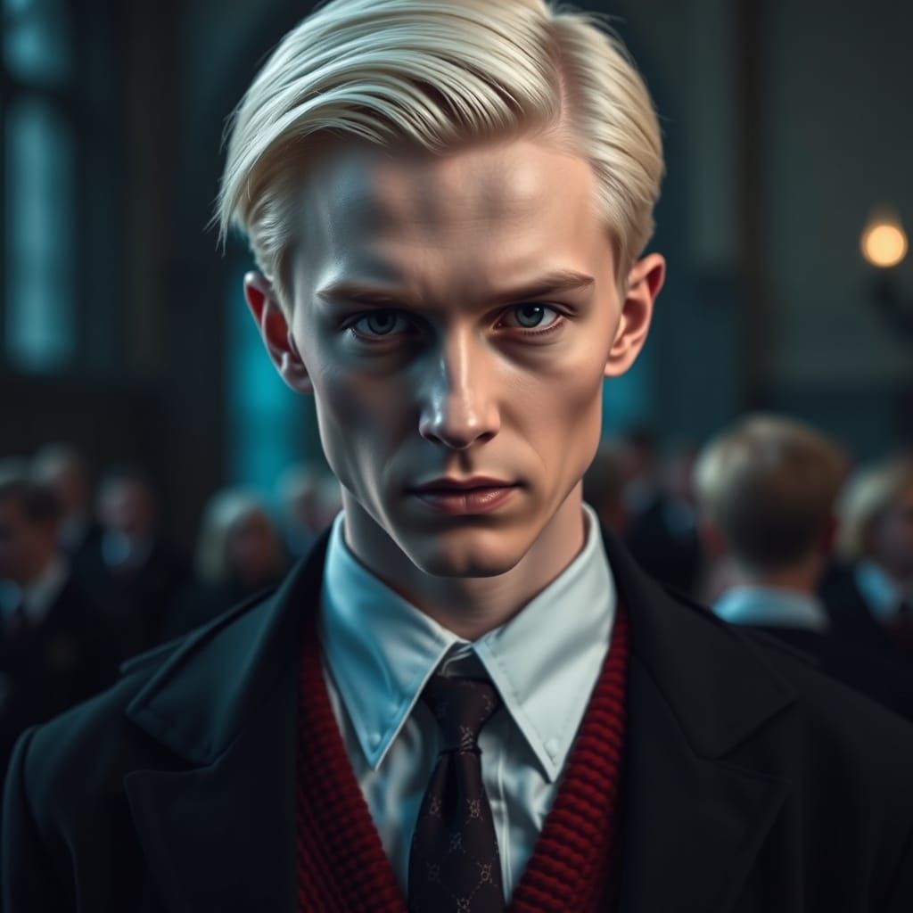 Formal Portrait of a Young Wizard in Hogwarts Attire