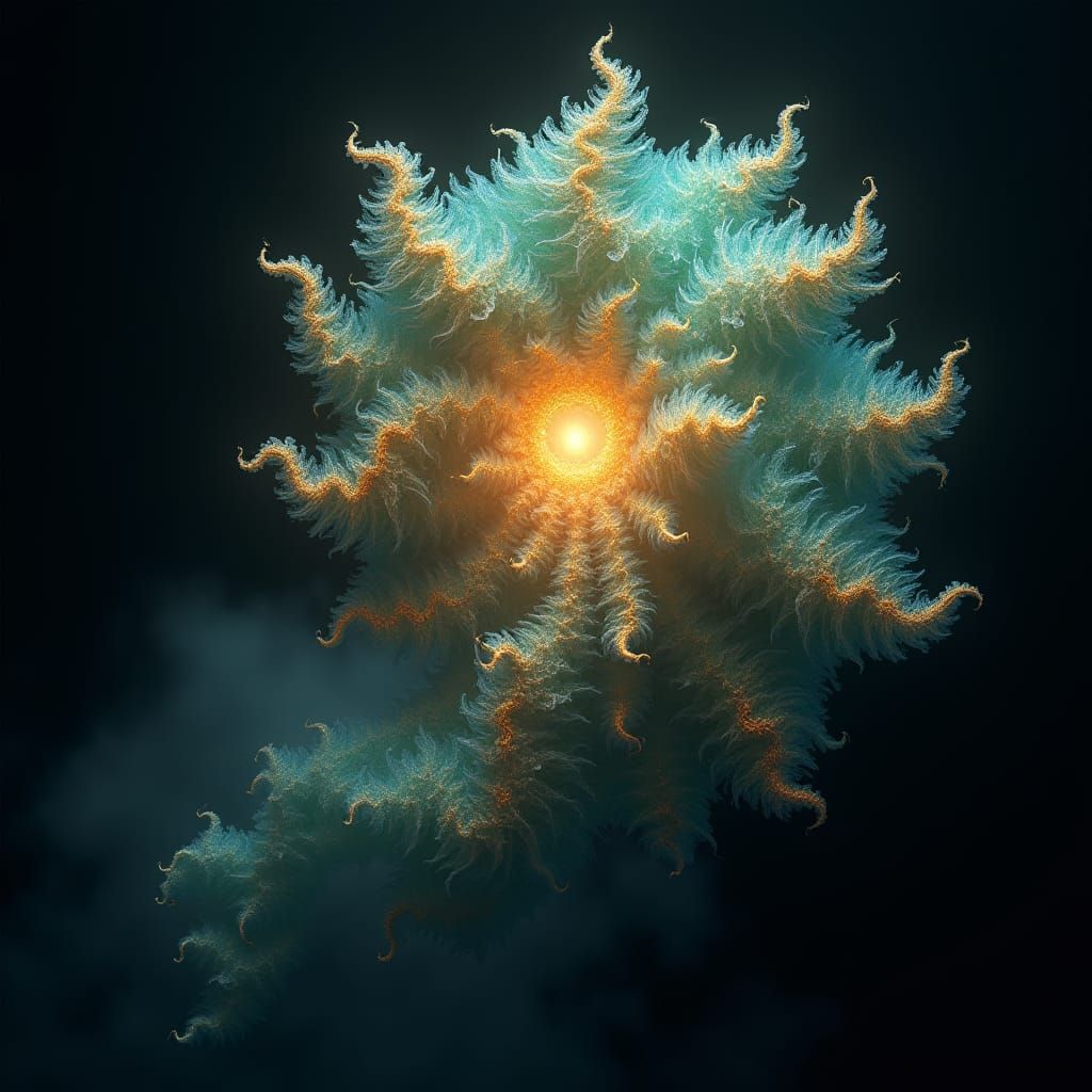 Mystical Fractal Entity Emerges from the Void