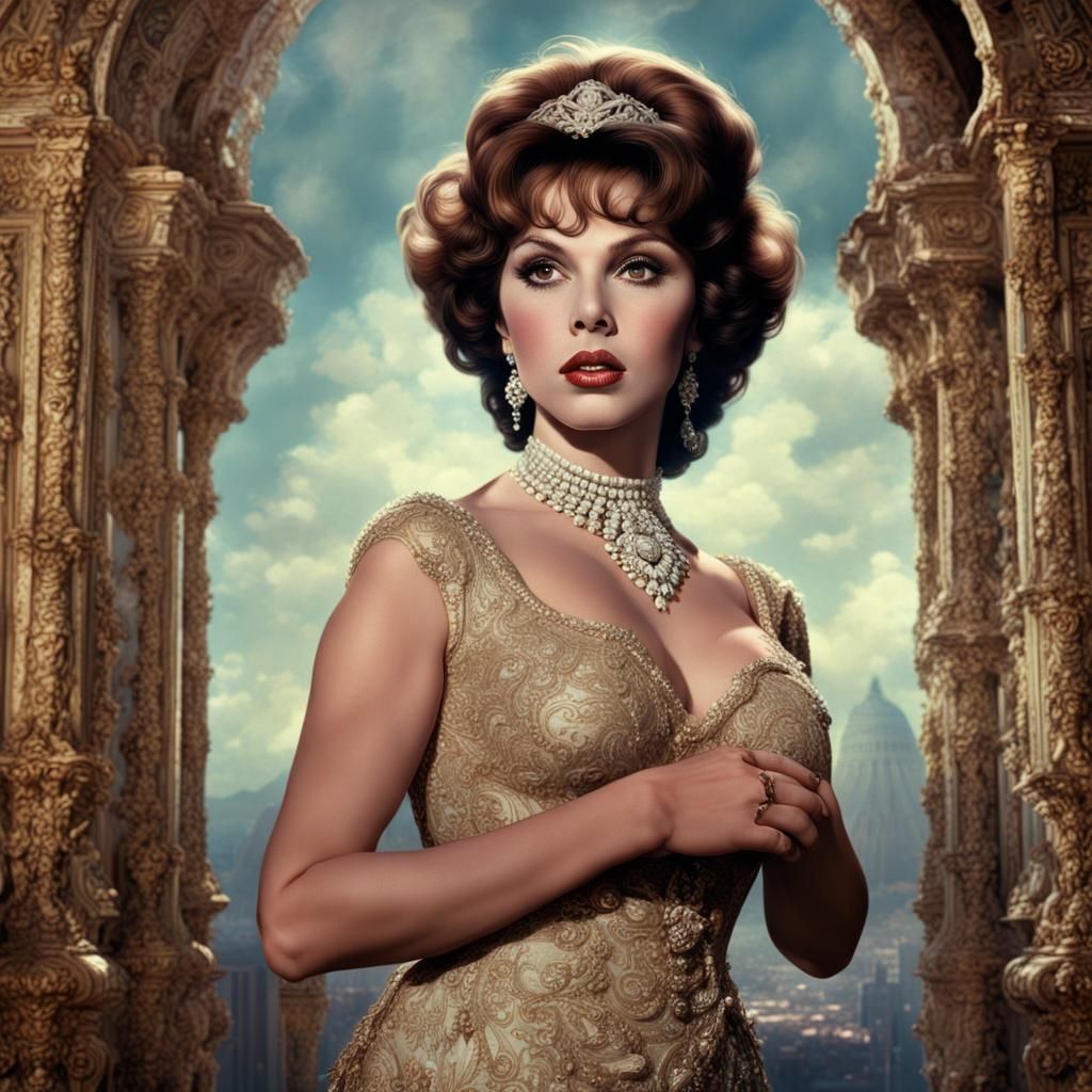 Gina Lollobrigida's Puberty: A Digital Matte Painting