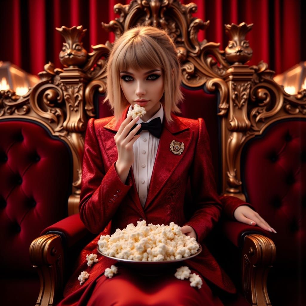 Taylor Swift Enjoys a Victorian-Era Inspired Night at the Th...