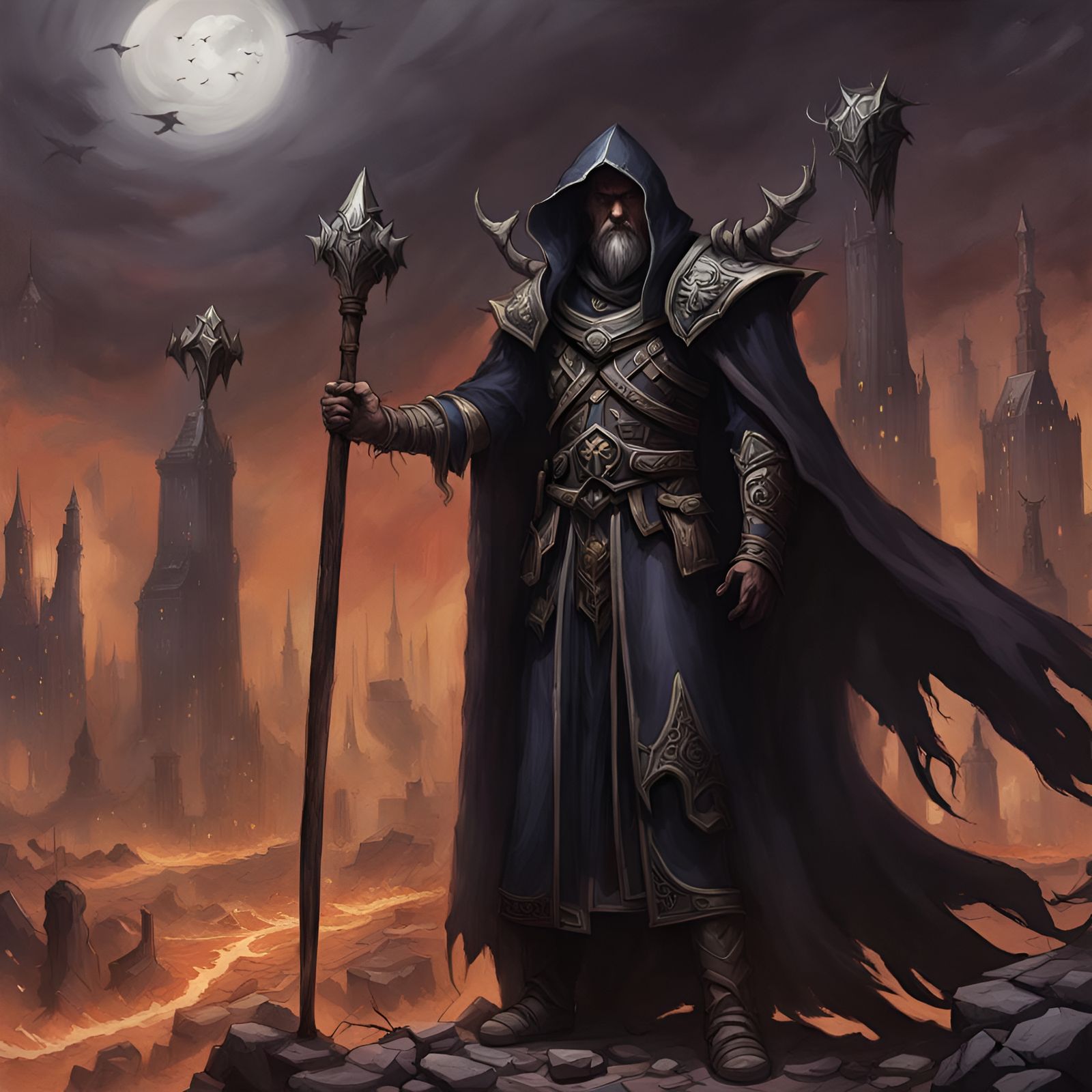 Desolation of the Warlocks: A Scene of Ruin