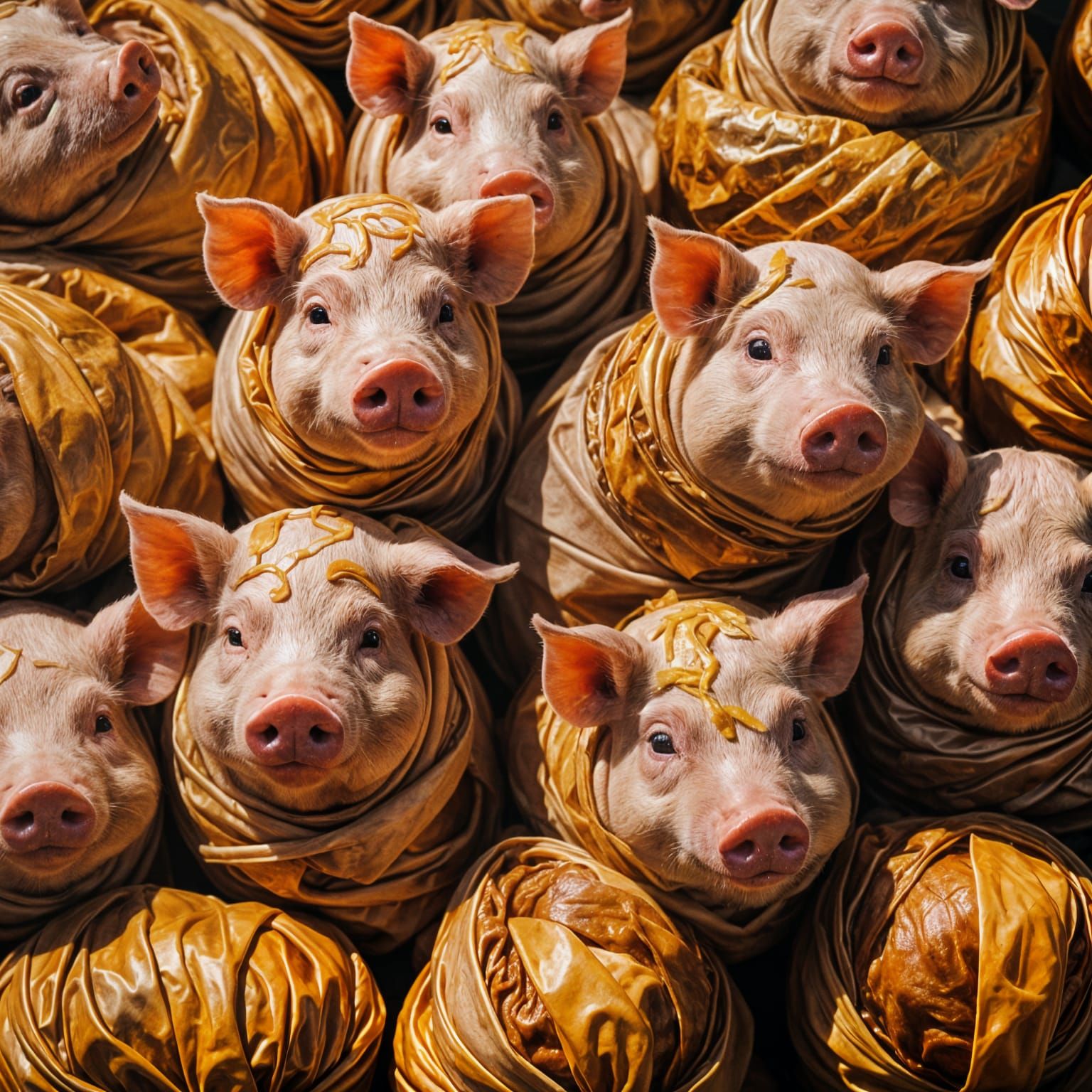 Pigs in a Blanket Food Art
