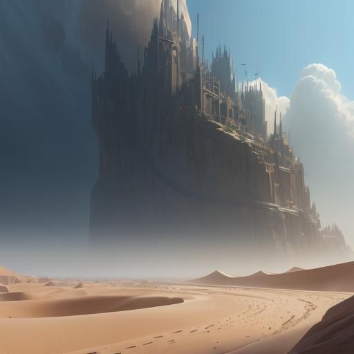 Desert Sands Circulation in 3D Digital Art Style