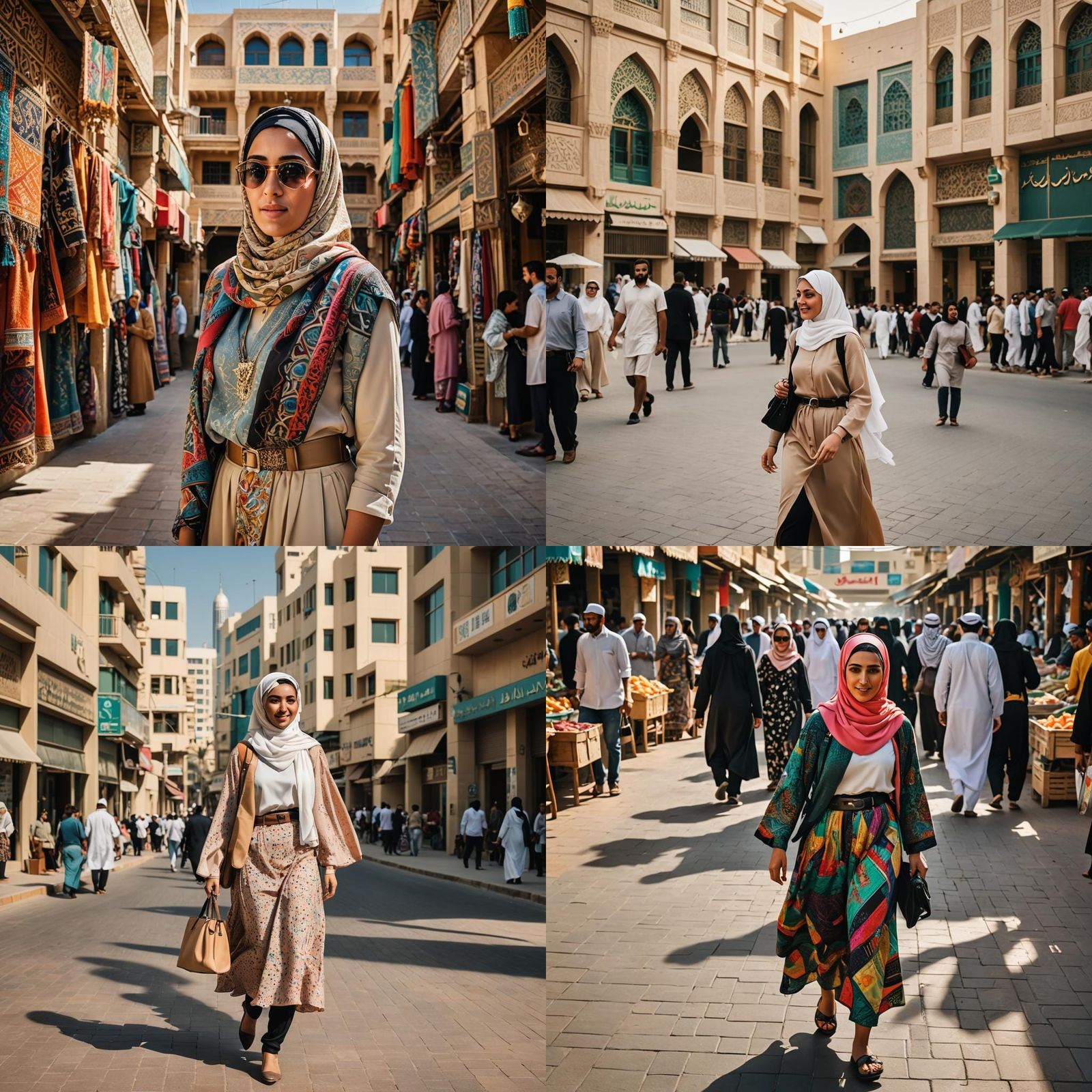 Young Woman in Mini Skirt in Kuwait