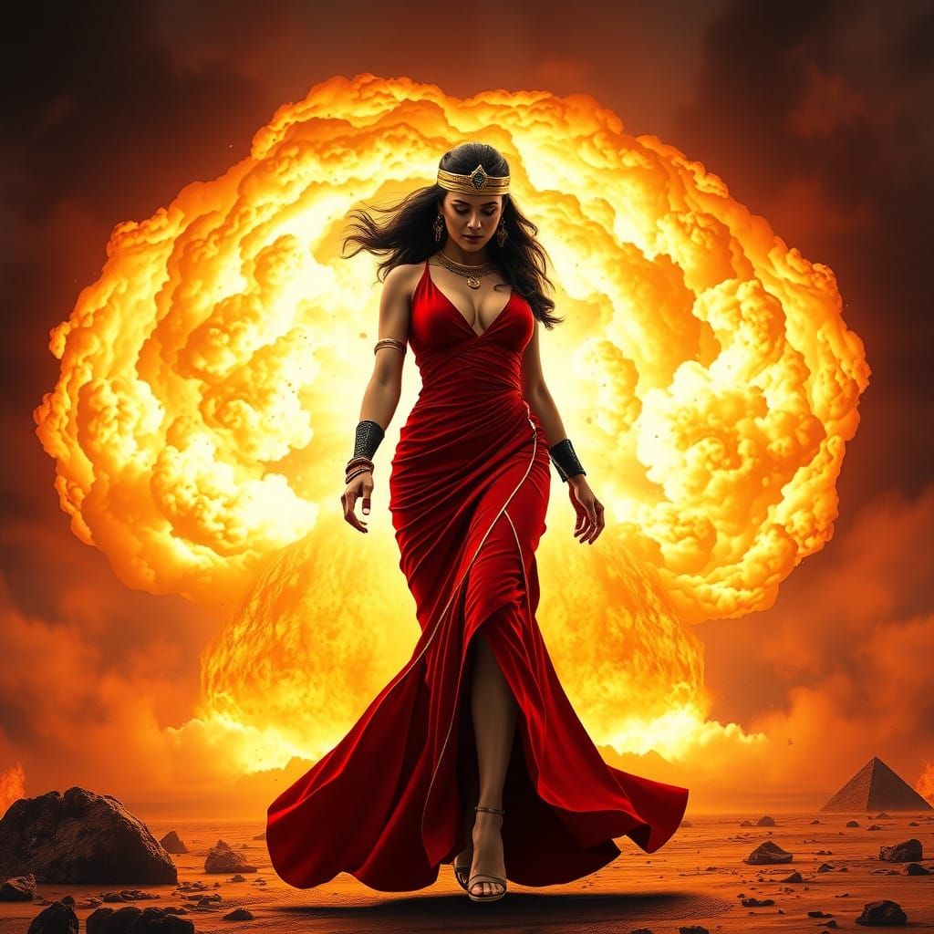 Walking out of a large...