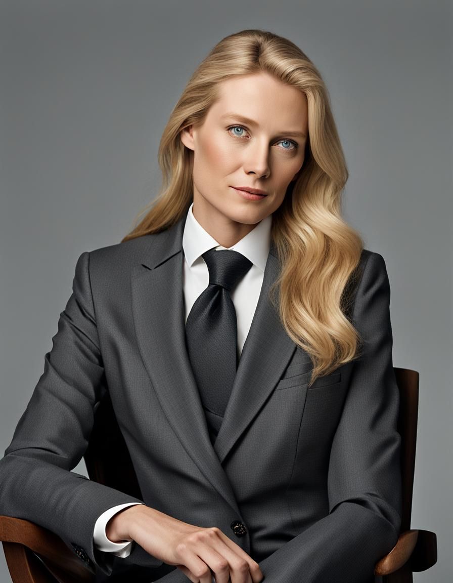 Suit and tie
