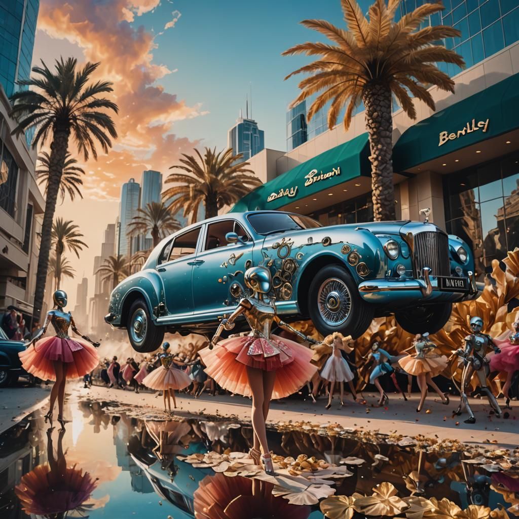 Robots in Ballet Tutus: Surreal Dubai Scene