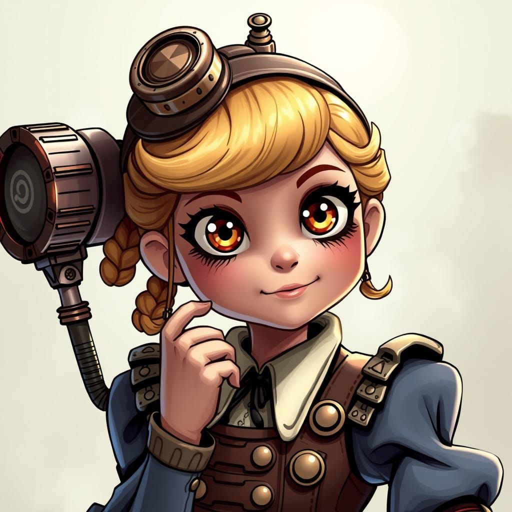 Steampunk Annie Portrait