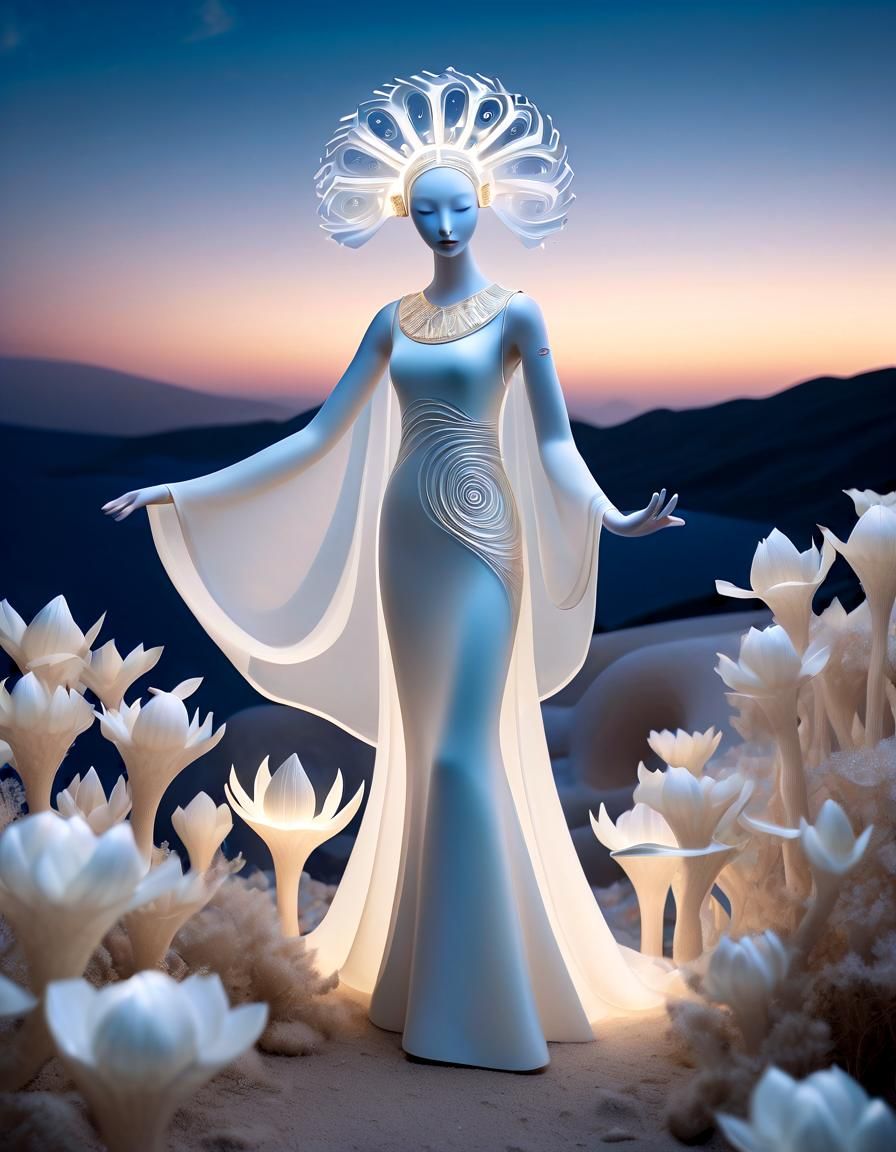 Cycladic Figures Dance at World's Edge