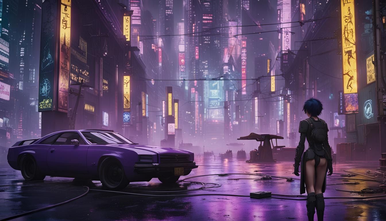 Ghost in the Shell: Hyperdetailed Anime Art