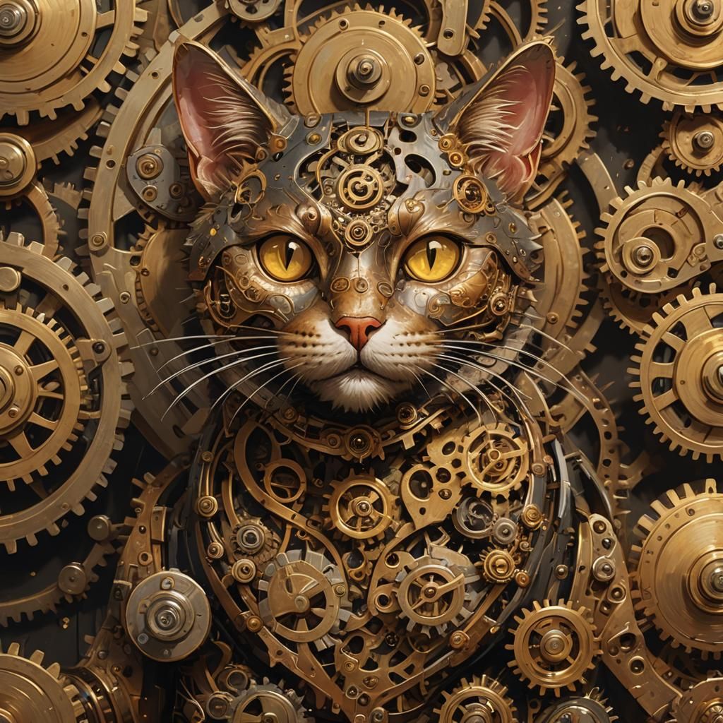 Katten, hart, bod, herfst