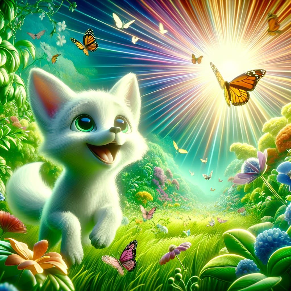 White Fox in Radiant Garden: Early 20th-Century Animation