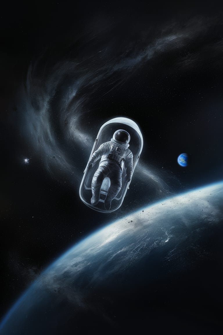Astronaut in Space: A Breathtaking Ultra-Realistic Portrait
