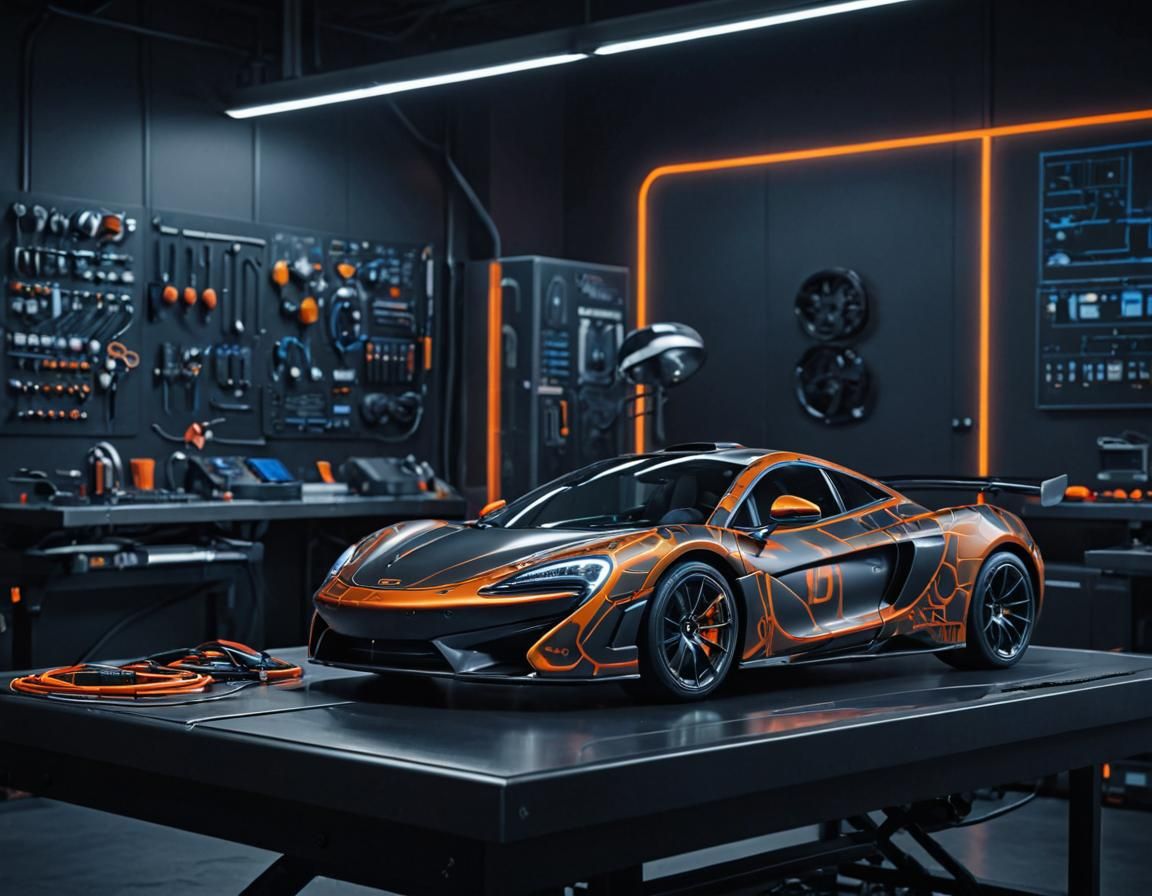 McLaren Themed Electric Iron Concept Art