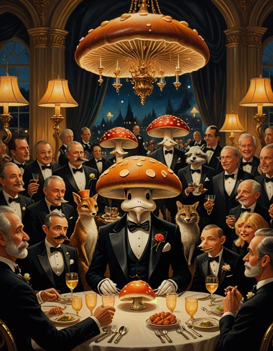 At a dinner of the Karkoli Club, Mr. Svamp is the Guest of H...