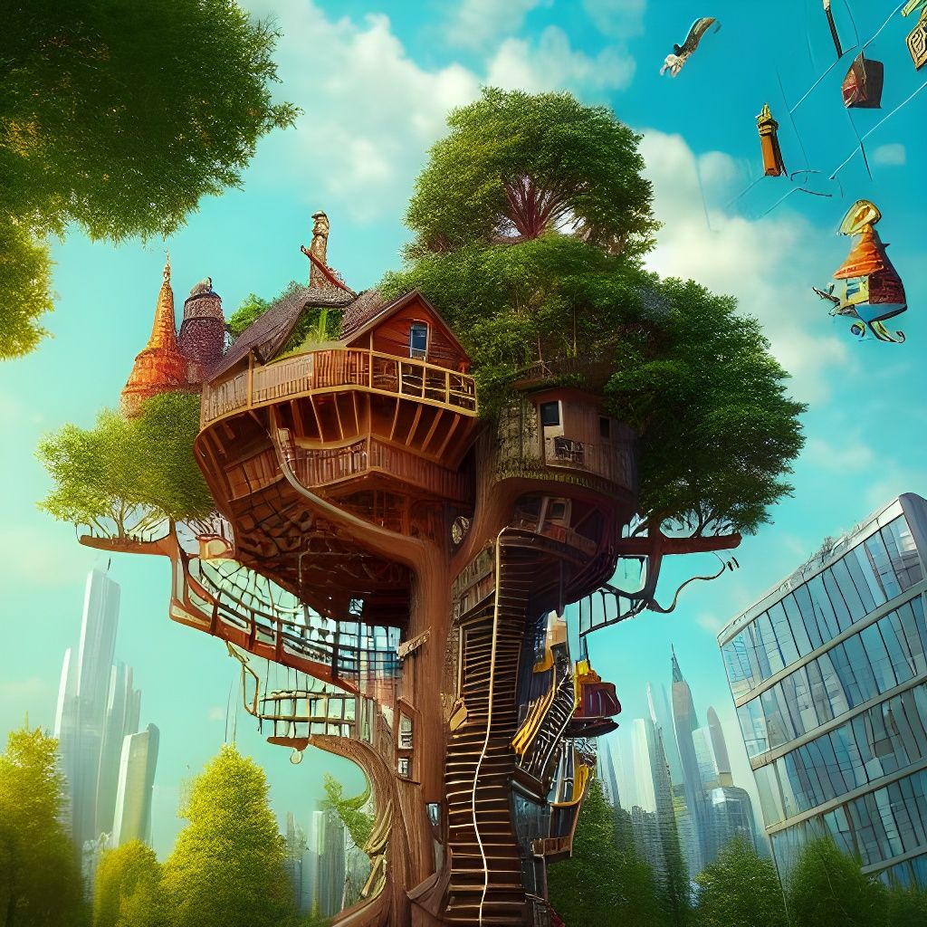 Treehouse in the city
