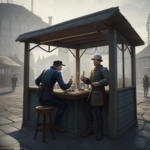 1960s Miners Enjoying Beer in Germany