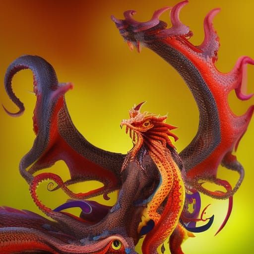 phoenix dragon octopus hybrid