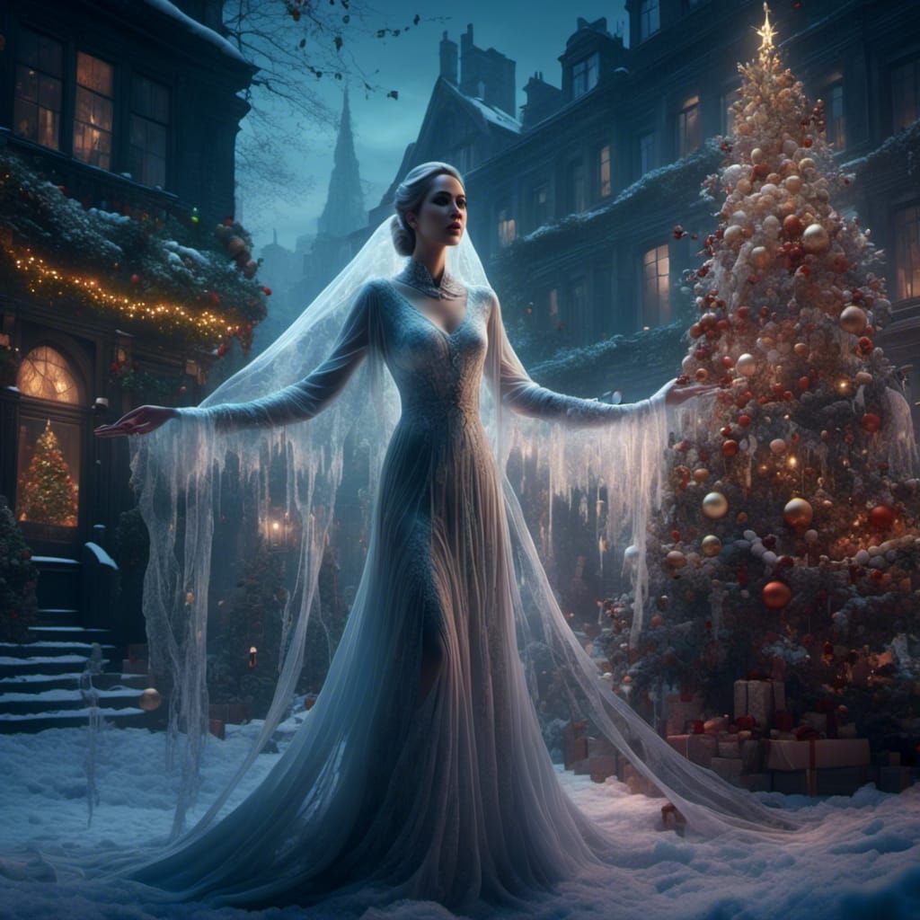 Ghost of Christmas Past in Detailed Matte Painting