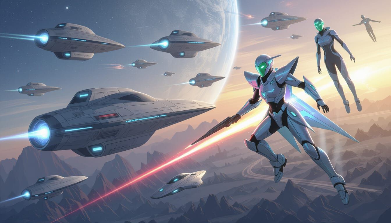 Miniature City in Impasto Style