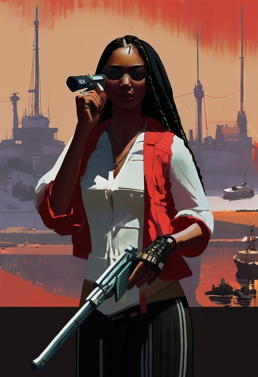 Parting of the Gangster Style meets Modern Day?