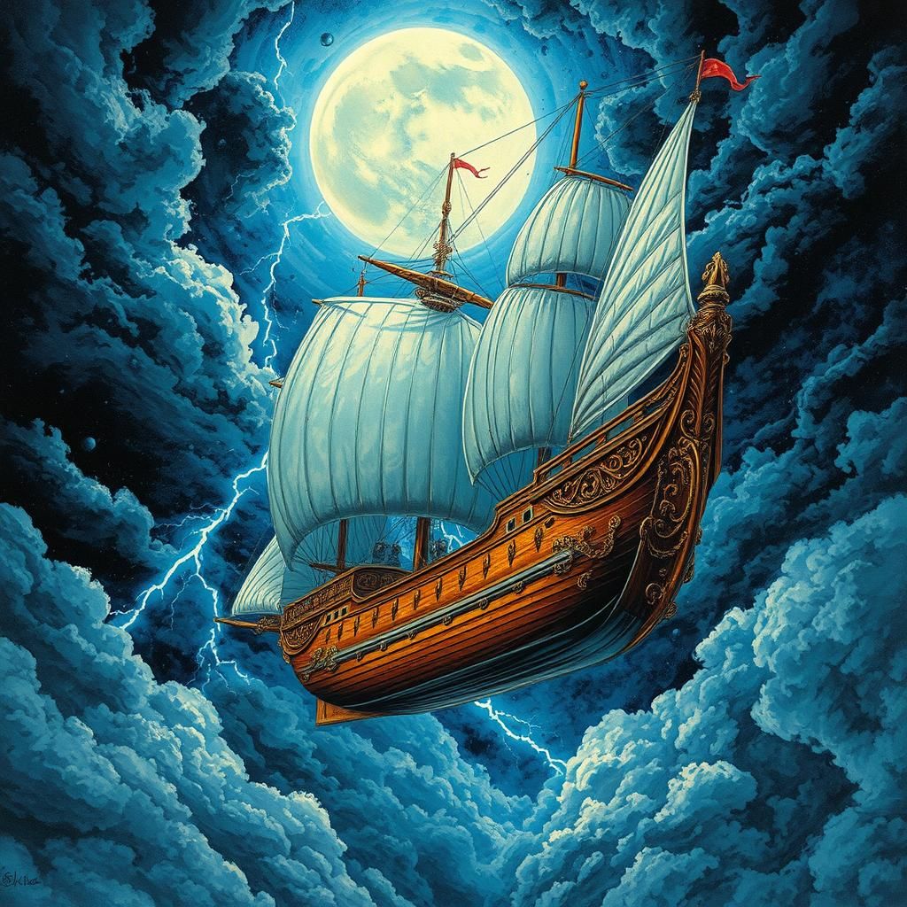 The Flying Dutchman ship