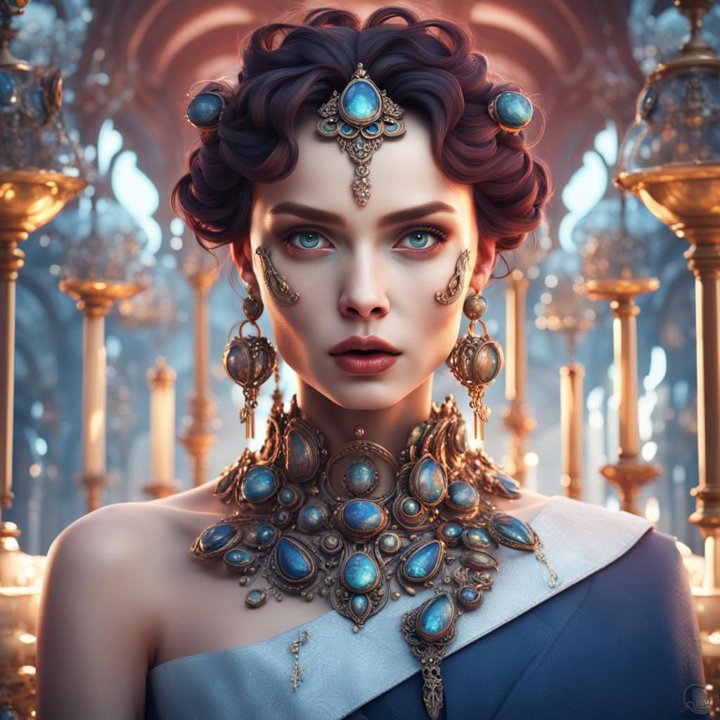 Nordic Doctor with Six Pack Abs: 3D Rendering