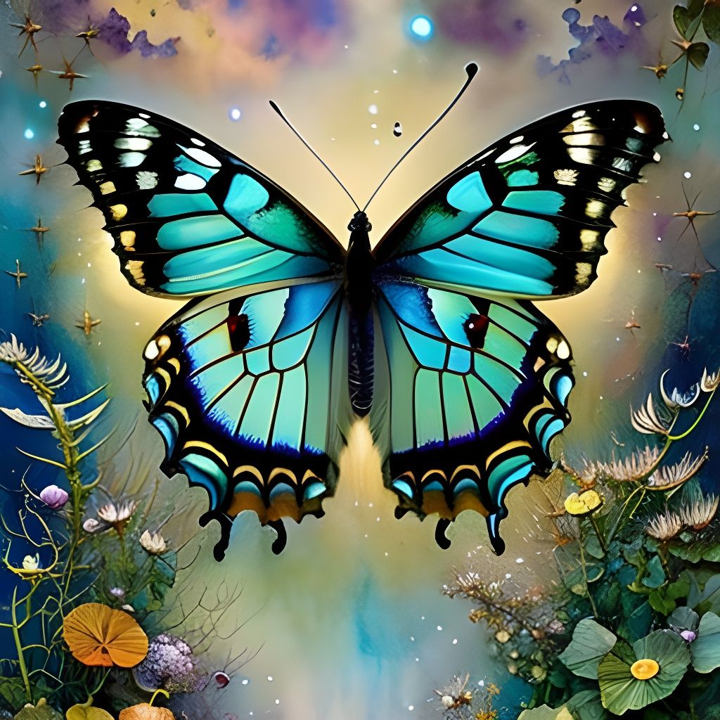 Chrysalis Metamorphosis Ulysses Lepidoptera Papilionoidea Delicate