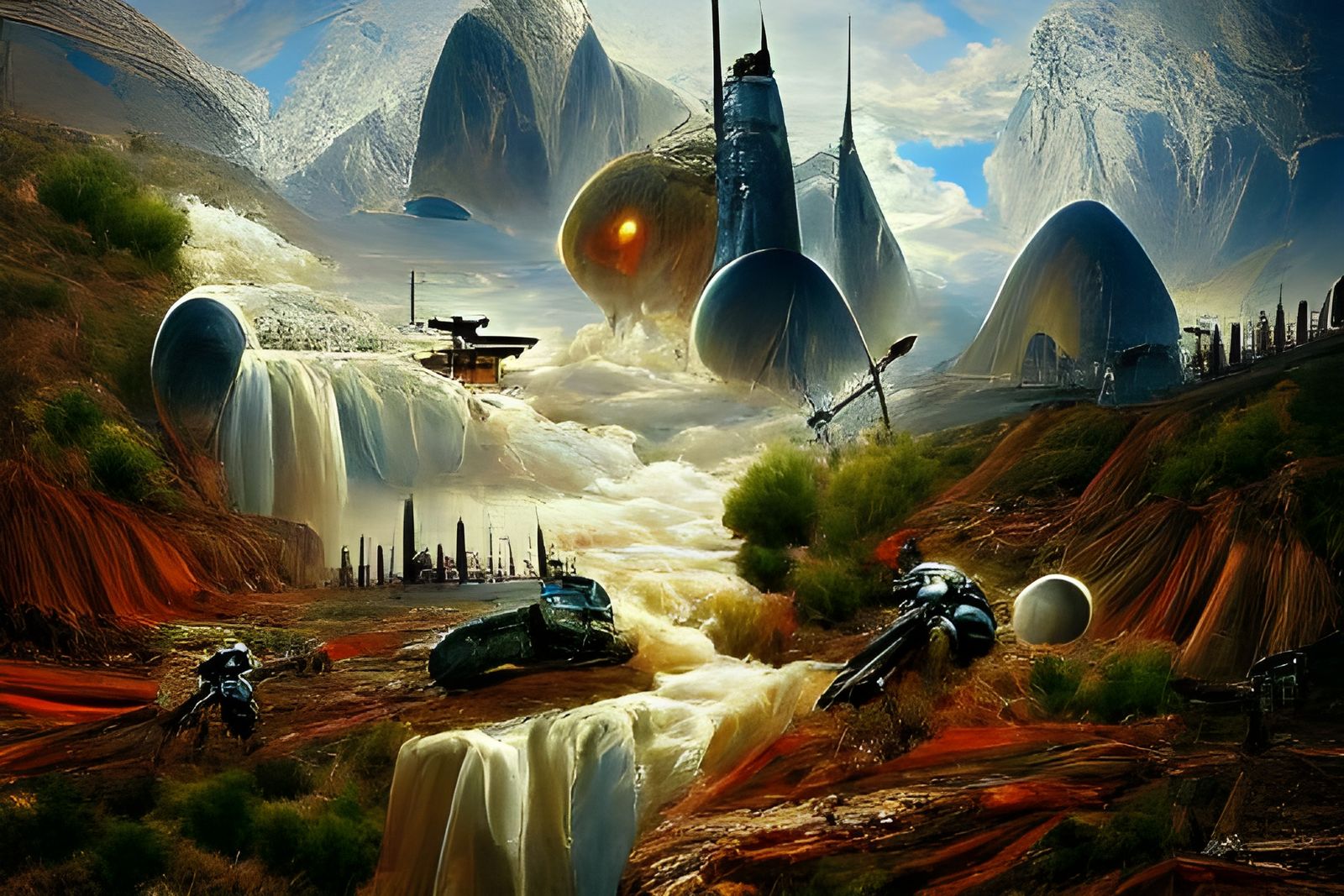 Science Fiction Landscape Art