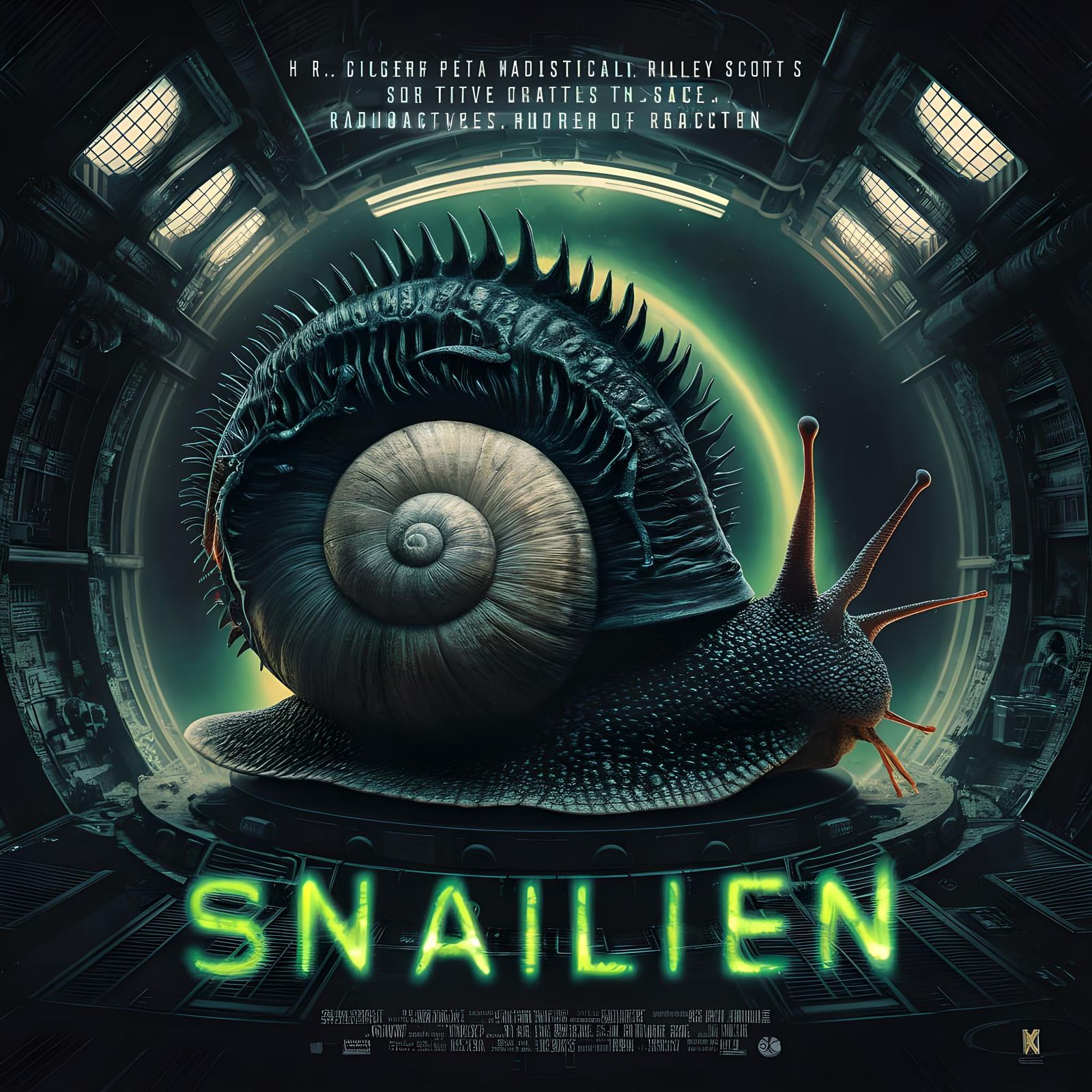 "Snailien" Movie, A Fast Terror Space Opera 🎬