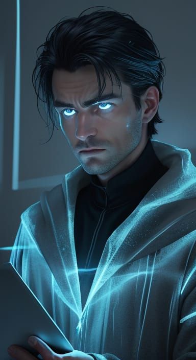 Coding in the Shadows: A Cinematic Digital Painting