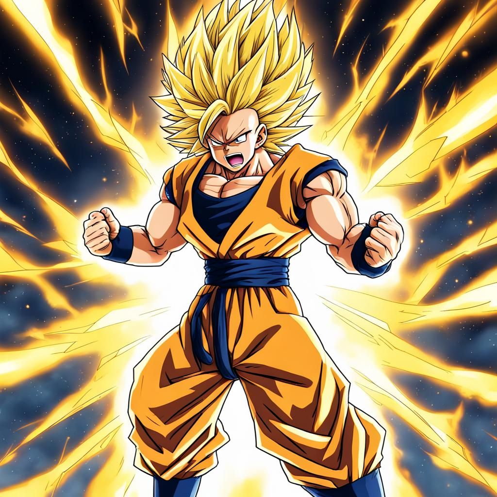 Arnold Schwarzenegger Unleashes Super Saiyan Power