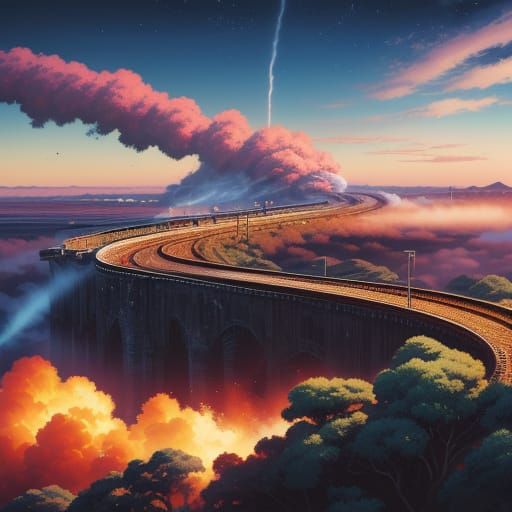 Anime Trains Race to Australia as Medals in Dynamic Illustra...