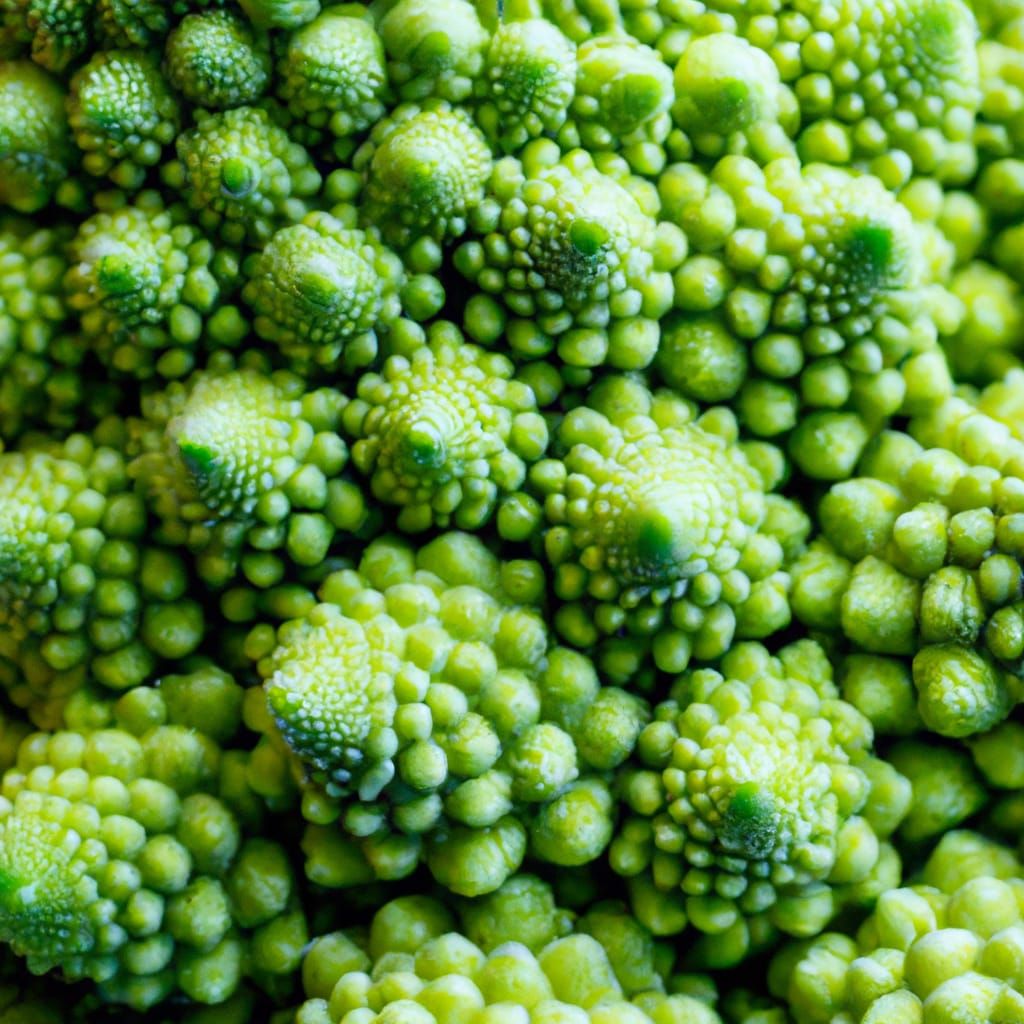 Romanesco Broccoli in Stunning Macro