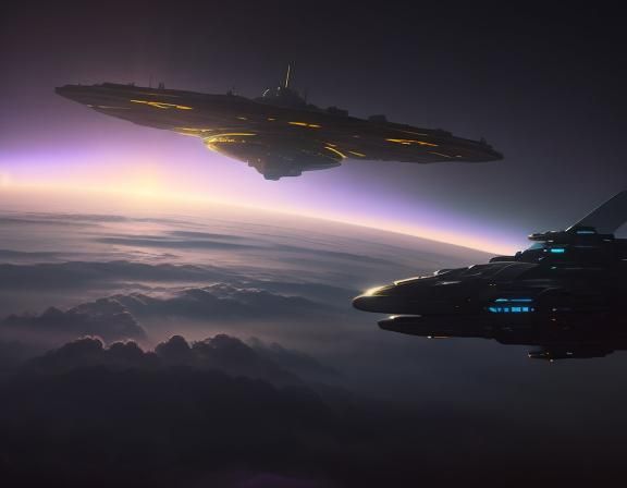 Covenant Starship Transforms Planet in Cinematic Still
